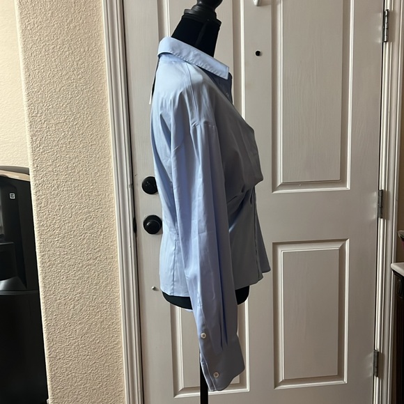 Zara twist front long sleeve shirt - Picture 2 of 8